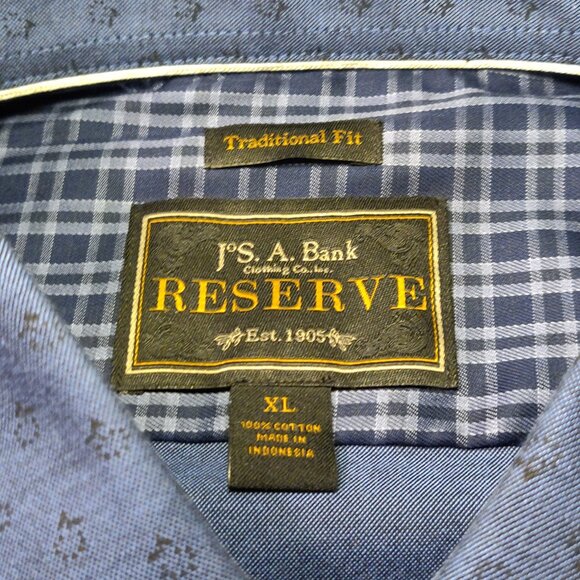 Jos. A. Bank Reserve Traditional Fit NEW WITH TAGS Long Sleeve SIZE XL - Picture 5 of 5